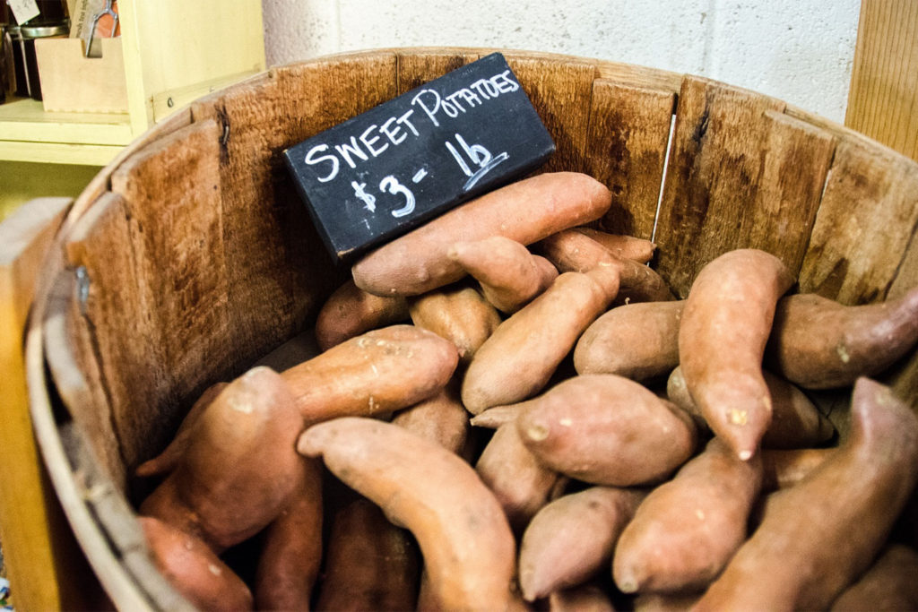 Roasted Sweet Potato and Sausage Bake